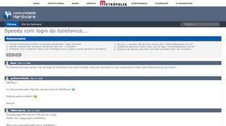
                            13. Speedy com login do itelefonica... - Hardware.com.br