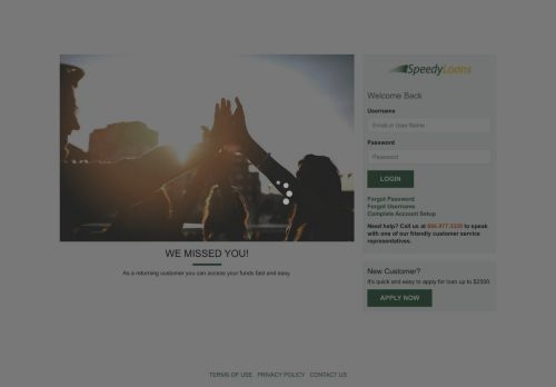 
                            11. Speedy Loans | Login