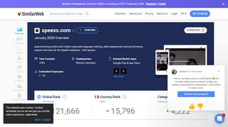 
                            11. Speexx.com Analytics - Market Share Stats & Traffic Ranking