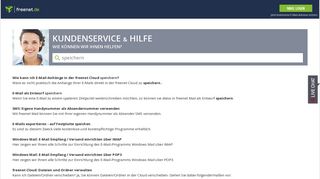 
                            11. speichern - Kundenservice & Hilfe – freenet Hilfe - freenetMail-Hilfe