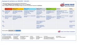 
                            3. Speiseplan - Essen auf Rädern - Hanse-Menü