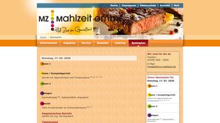 
                            5. Speiseplan - MZ Mahlzeit GmbH