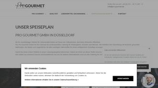 
                            11. Speiseplan - Pro Gourmet GmbH