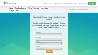 
                            11. Spellodrome school subscription: Pricing - Spellodrome - 3P Learning