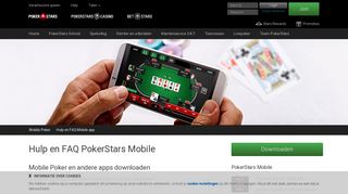 
                            5. Spelsoftware en apps PokerStars Mobile | FAQ en klantenservice