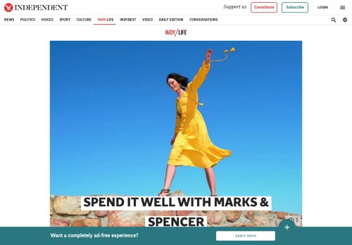 
                            7. Spend it well with Marks & Spencer | The Independent