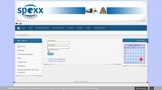 
                            4. Spexx-Products - Login