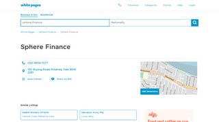 
                            13. Sphere Finance | Wyong Road, Killarney Vale, NSW | White Pages®