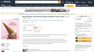 
                            11. Spice Dreams: Flavored Ice Creams and Other Frozen Treats: Sara ...