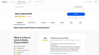 
                            12. Spice Supermarket Careers and Employment | Indeed.com