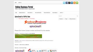 
                            4. Spice2mail is 100% Fake ~ Online Business Portal