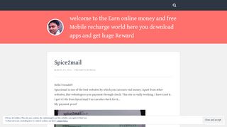 
                            10. Spice2mail – welcome to the Earn online money and free Mobile ...