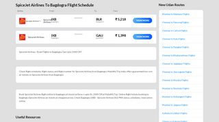 
                            5. SpiceJet Airlines - Book Flights to Bagdogra, Get Upto 2000 OFF