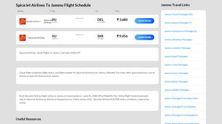 
                            5. SpiceJet Airlines - Book Flights to Jammu, Get Upto 2000 OFF