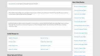 
                            5. SpiceJet Airlines - Book Flights to Kishangarh, Get Upto ...