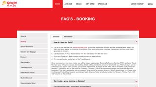 
                            3. SpiceJet Flight Ticket Booking Faqs