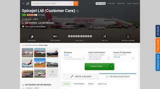 
                            7. SpiceJet Ltd (Customer Care) - SpiceJet Airlines Customer Care ...