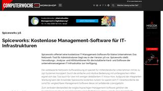 
                            11. Spiceworks 3.6: Spiceworks: Kostenlose Management-Software für IT ...