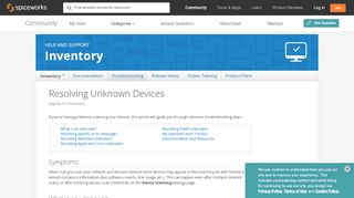 
                            6. Spiceworks Inventory: Unknown Devices - Spiceworks