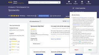 
                            6. Spiceworks IT Service Management Tools Reviews - Gartner