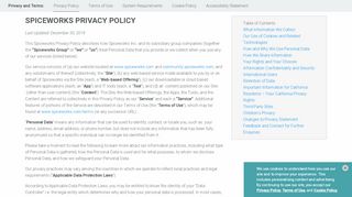 
                            2. Spiceworks Privacy Policy
