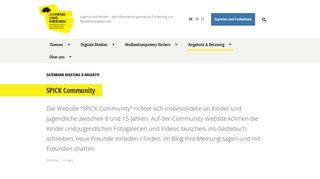 
                            5. SPICK Community - Jugend und Medien