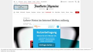 
                            8. Spickmich.de: Lehrer-Noten im Internet bleiben zulässig - Gesellschaft ...