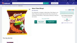 
                            12. Spicy Chips (Bingo), Snacks And Namkeen | Arco Trading Corporation ...