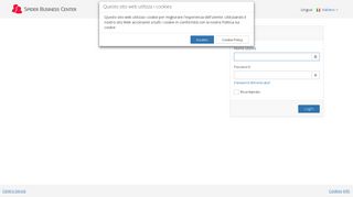 
                            10. Spider Business Center - Centro Servizi - Login