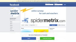 
                            4. Spidermetrix - Home | Facebook