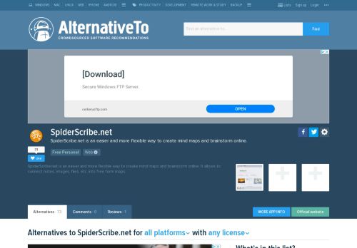 
                            11. SpiderScribe.net Alternatives and Similar Websites and Apps ...