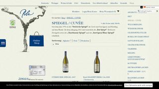 
                            11. SPIEGEL / CUVÉE - Weingut Erich & Walter Polz, Südsteiermark