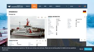 
                            13. Spiekeroog1 - Passenger ship, IMO 8016897, MMSI 211283830 ...