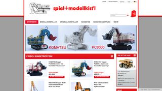 
                            11. spiel + modellkist'l Shop | Der Onlineshop für Baumaschinen und LKW ...