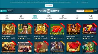 
                            3. Spielautomaten online spielen | Platincasino