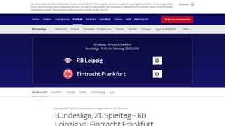 
                            10. Spielbericht | RB Leipzig - Frankfurt | 09.02.2019 - Sky Sport