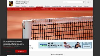 
                            13. Spielbetrieb: Württembergischer Tennis-Bund: alles rund ums Tennis ...