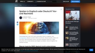 
                            3. Spielen in Englisch oder Deutsch? Vor- und Nachteile - Plarium