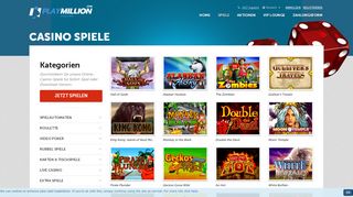 
                            3. Spielen Sie Online Casino Spiele - PlayMillion.com