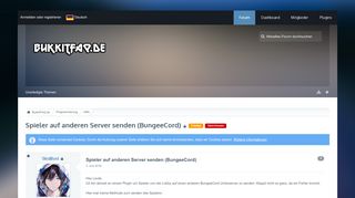 
                            6. Spieler auf anderen Server senden (BungeeCord) - Hilfe - BukkitFAQ.de