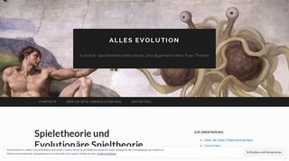 
                            1. Spieletheorie und Evolutionäre Spieltheorie | Alles Evolution