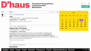 
                            3. Spielplan | D'haus - Düsseldorfer Schauspielhaus, Junges Schauspiel ...