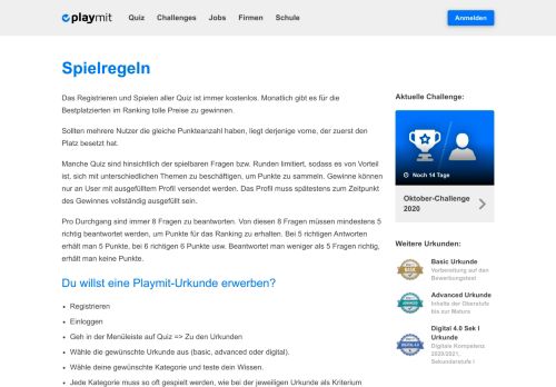 
                            5. Spielregeln - Playmit