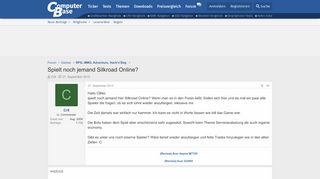 
                            6. Spielt noch jemand Silkroad Online? | ComputerBase Forum