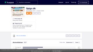 
                            9. Spigo.dk - Trustpilot