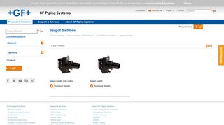 
                            10. Spigot Saddles - Product Catalog - GF Piping Systems