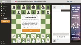 
                            4. Spill sjakk på nettet mot datamaskinen - Chess.com