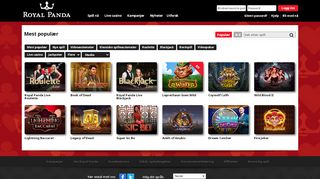 
                            2. Spill våre Mest Populære Online Casinospill | Royal Panda