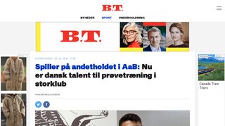 
                            8. Spiller på andetholdet i AaB: Nu er dansk talent til prøvetræning i ... - BT