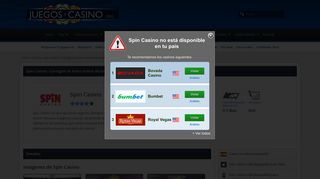 
                            10. Spin Palace | Mejores juegos y bonos gratis hasta 15.000$ bienvenida